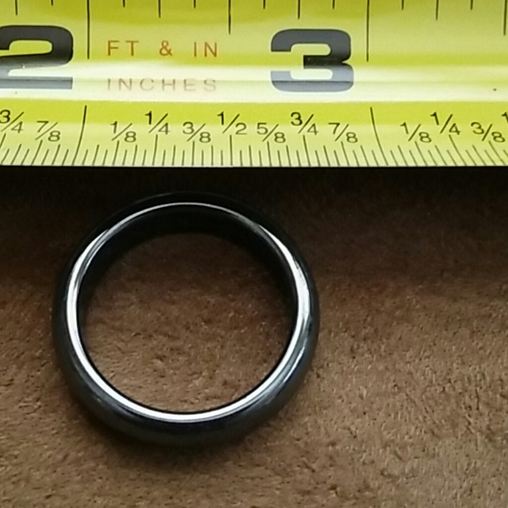 Black Hematite Ring - Picture 5 of 6
